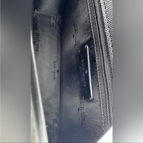 NWT Kate Spade Crossbody Rose Printed Flap Crossbody Purse Black Multi - Picture 9 of 9